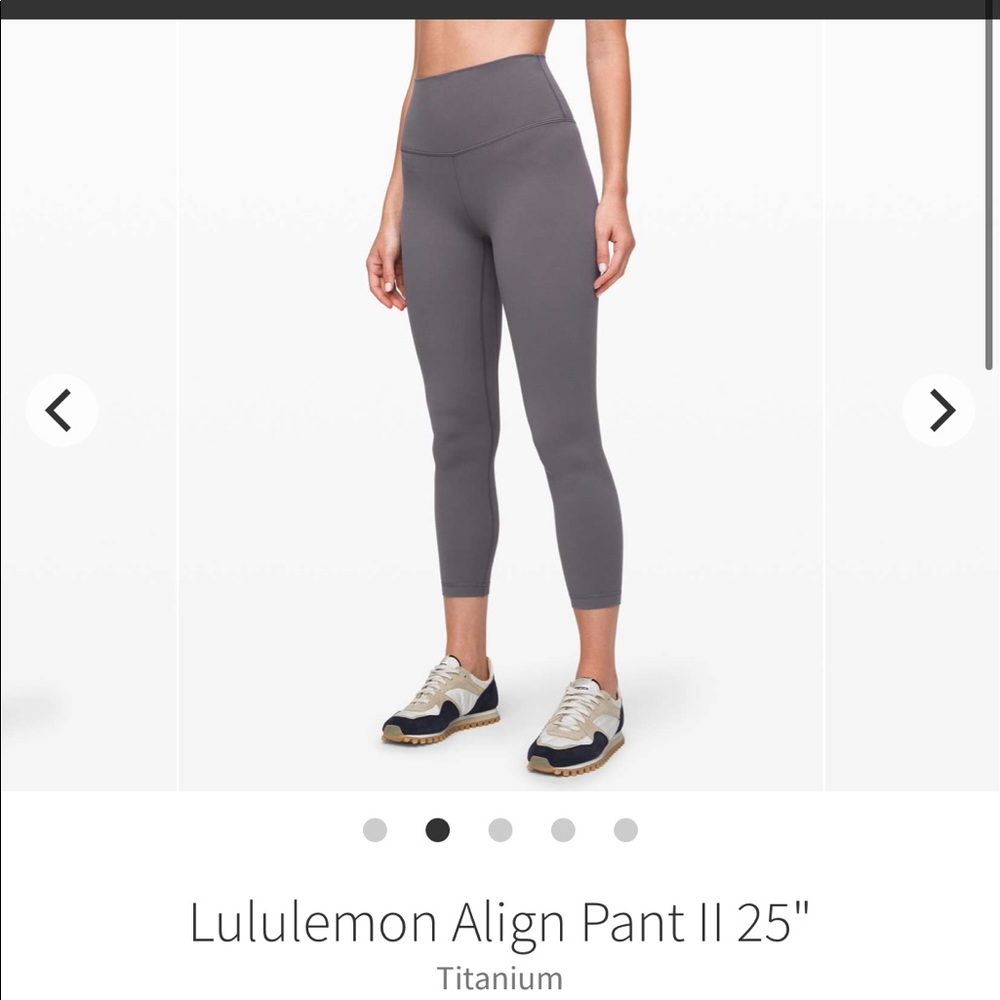 Lululemon Align Titanium 25” - Picture 4 of 4